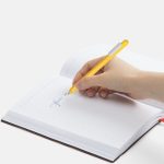 Ручка шариковая Swiper, желтая с белым — изображение 4