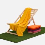 Флисовый плед Warm&Peace, желтый — изображение 6