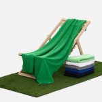 Флисовый плед Warm&Peace, зеленый — изображение 6