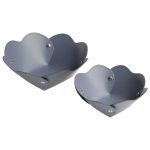 Корзина Corona, большая, серо-голубая — изображение 5