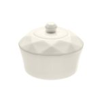 Сахарница Diamante Bianco, белая — изображение 3