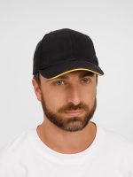 Бейсболка Buffalo, черная с желтым — изображение 6