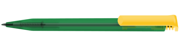 Senator Шариковая ручка Super-Hit  mix&match корпус  frosted зеленый 347 / клип polished желтый 7408