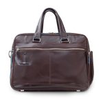 Сумка мужская для ноутбука Piquadro Blue Square, коричневая — изображение 3