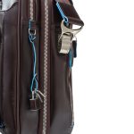 Сумка мужская для ноутбука Piquadro Blue Square, коричневая — изображение 5