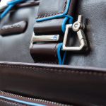 Сумка мужская для ноутбука Piquadro Blue Square, коричневая — изображение 6