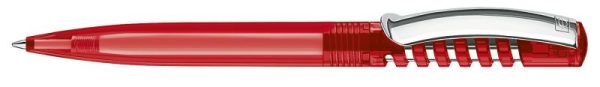 Senator Шариковая ручка New Spring Clear clip metal красный 186