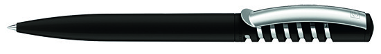 Senator Шариковая ручка New Spring Polished черный black с металлическим клипом