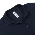 Рубашка поло женская Safran Timeless темно-синяя — изображение 3