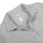 Рубашка поло женская Safran Timeless серый меланж — изображение 3