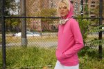 Толстовка с капюшоном женская Hoodie, красная — изображение 5