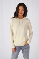 Толстовка с капюшоном женская Hoodie, синий меланж — изображение 4