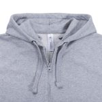 Толстовка женская Hooded Full Zip серый меланж — изображение 4